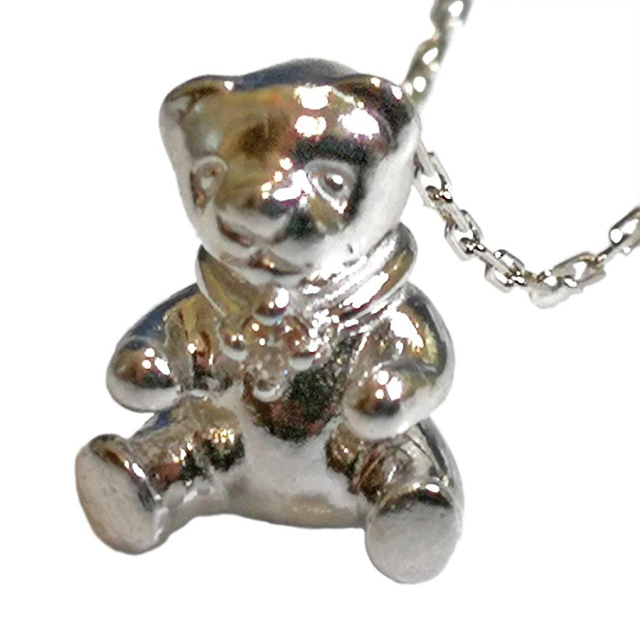 ダイヤモンド 熊 クマ くま ネックレス ジュエリー 10金 K10 ピンク Pg イエロー Yg ホワイト Wg レディース ネックレス ファッション 4月誕生石 送料無料 Pn K10 ダイヤならジュエリー工房ボヌール 通販 Yahoo ショッピング