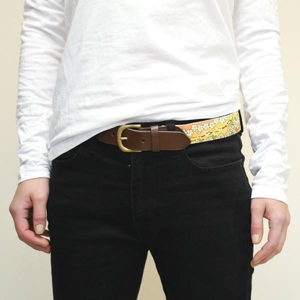 オリジナル オーダーベルト 生地 名入り メンズ キッズ レディース 革 真鍮 コットン オーダーメイド |  | 06