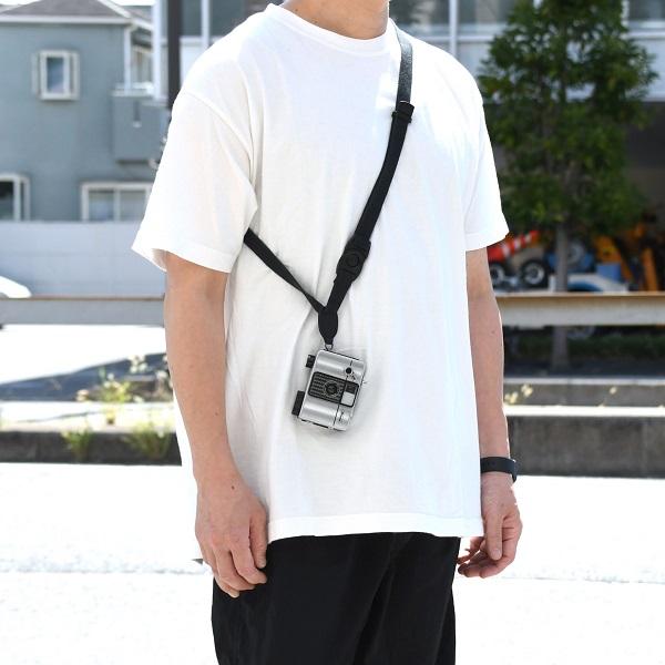 ヴィンテージ カメラネックストラップ ショルダーストラップ 20mm 名入れ 刻印 コットン 平紐 調整可 ネックストラップ プレゼント ギフト |  | 03