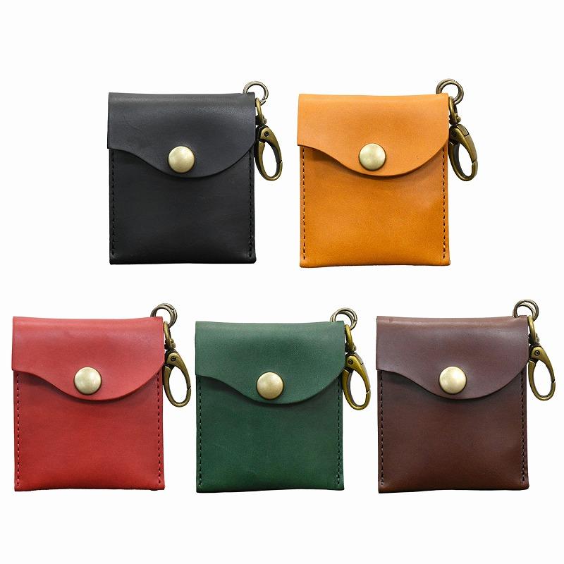 ヌメ革 フック付き携帯灰皿 レザー携帯灰皿 プレゼント フック