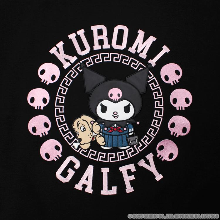 GALFY（ガルフィー） クロミ × ビッグサイズ ポンチ素材 半袖Tシャツ