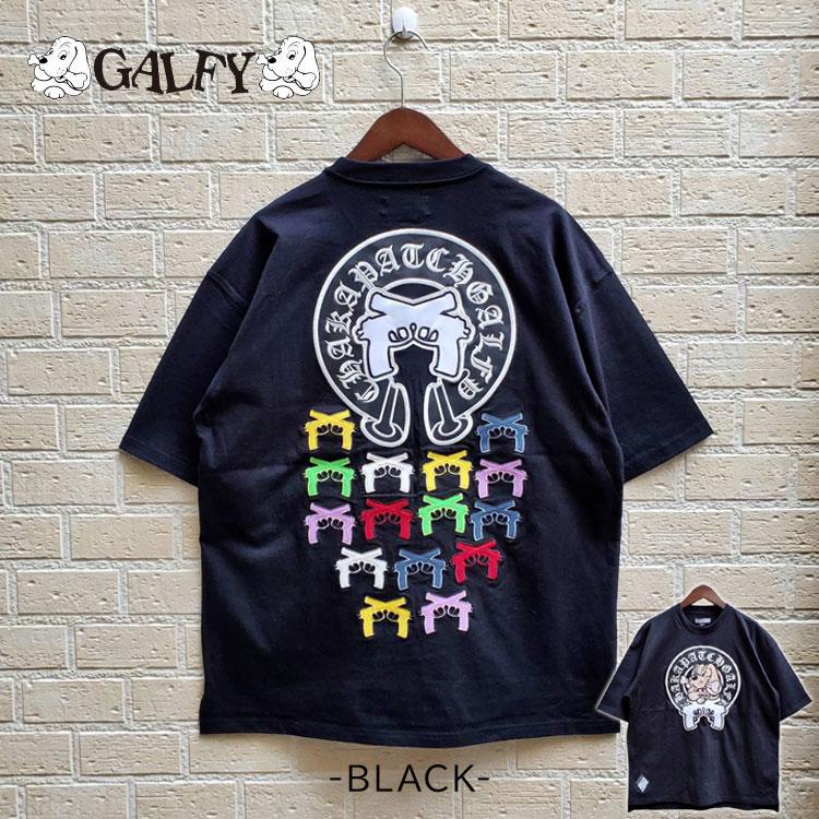 GALFY ガルフィー チャカパッチ Tシャツ2 半袖 Tシャツ オーバーサイズ