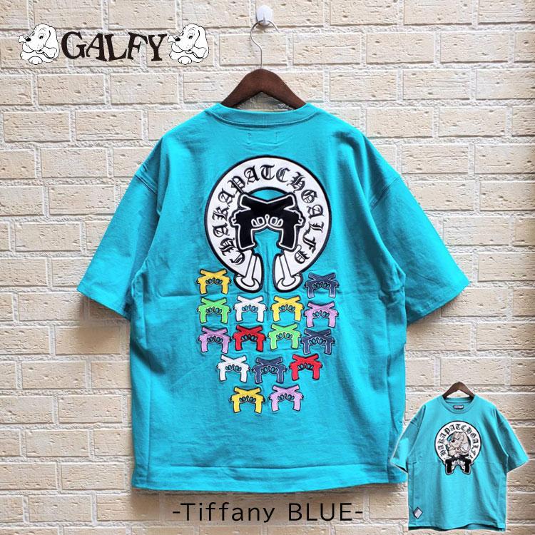 GALFY（ガルフィー） チャカパッチ Tシャツ2 半袖 Tシャツ オーバー