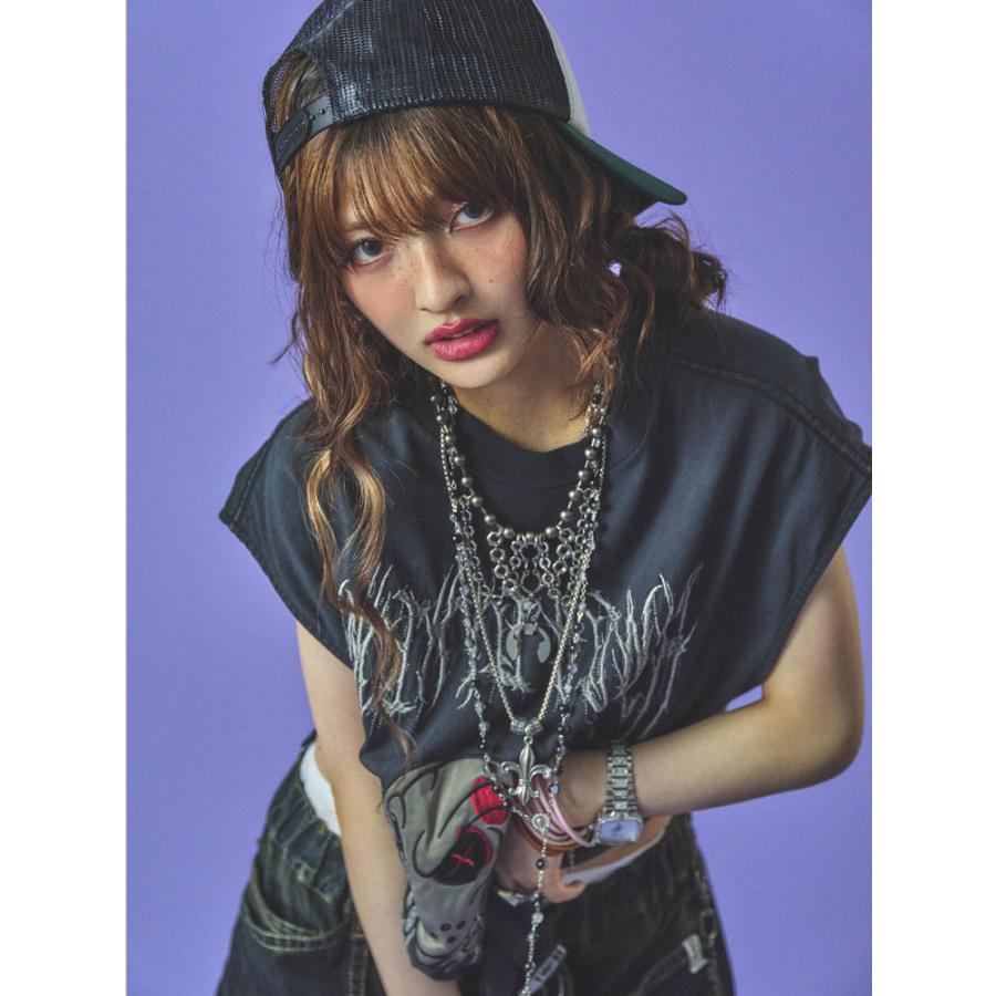 GALFY（ガルフィー） 必殺 肉球 パンチ ノースリーブ オーバーサイズ