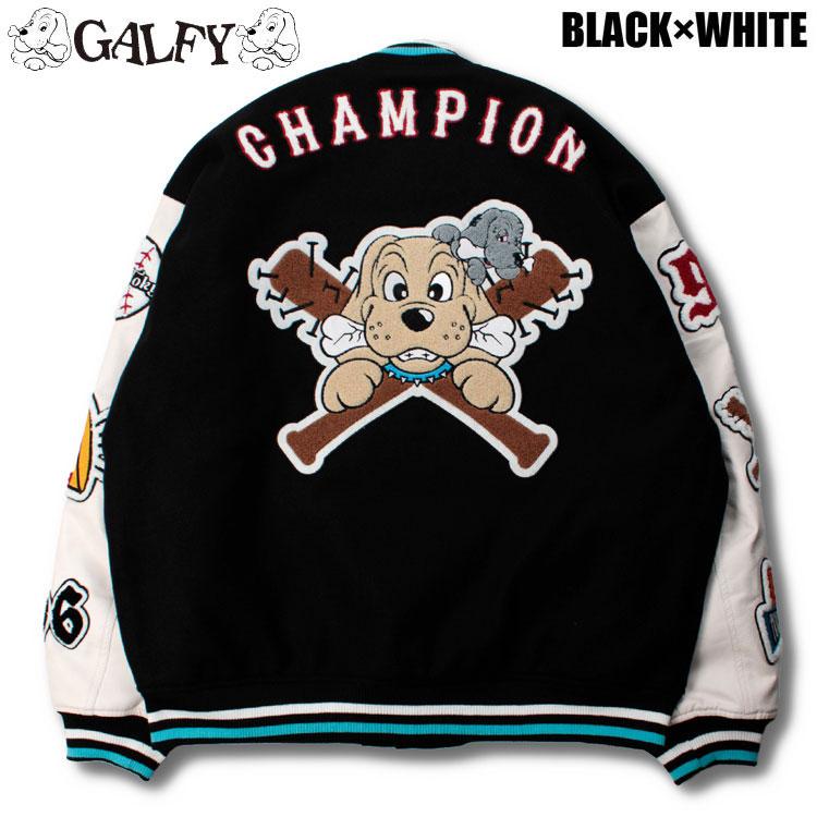 GALFY（ガルフィー） 復活わんわん大学 ジャケット 犬 ロゴ ワッペン
