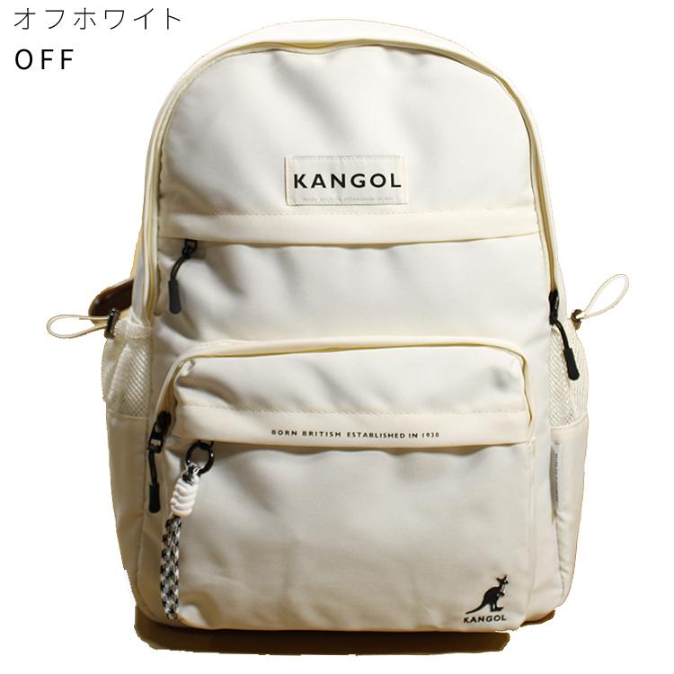 KANGOL リュック カンゴール リュックサック カンガルー ロゴ バックパック スクールバッグ シンプル カジュアル フロントポケット サイドポケット 18200 KANGOL（カンゴール） リュックサック カンガルー ロゴ リュック