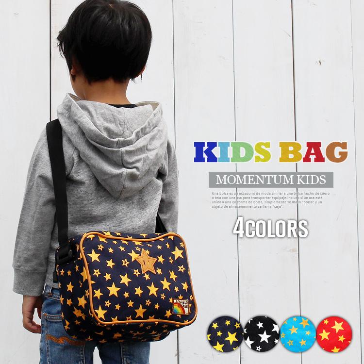KIDS 星柄 ショルダーバッグ スター キャンバス キッズ ジュニア 
