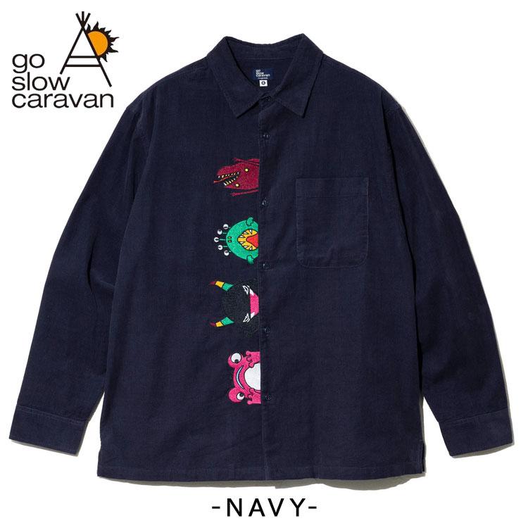 go slow caravan（ゴースローキャラバン） コーデュロイ 長袖シャツ