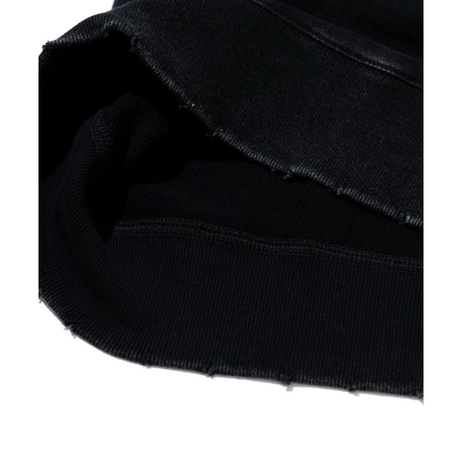 go slow caravan ほねほね ちょいボロ加工 クルーネック スウェット