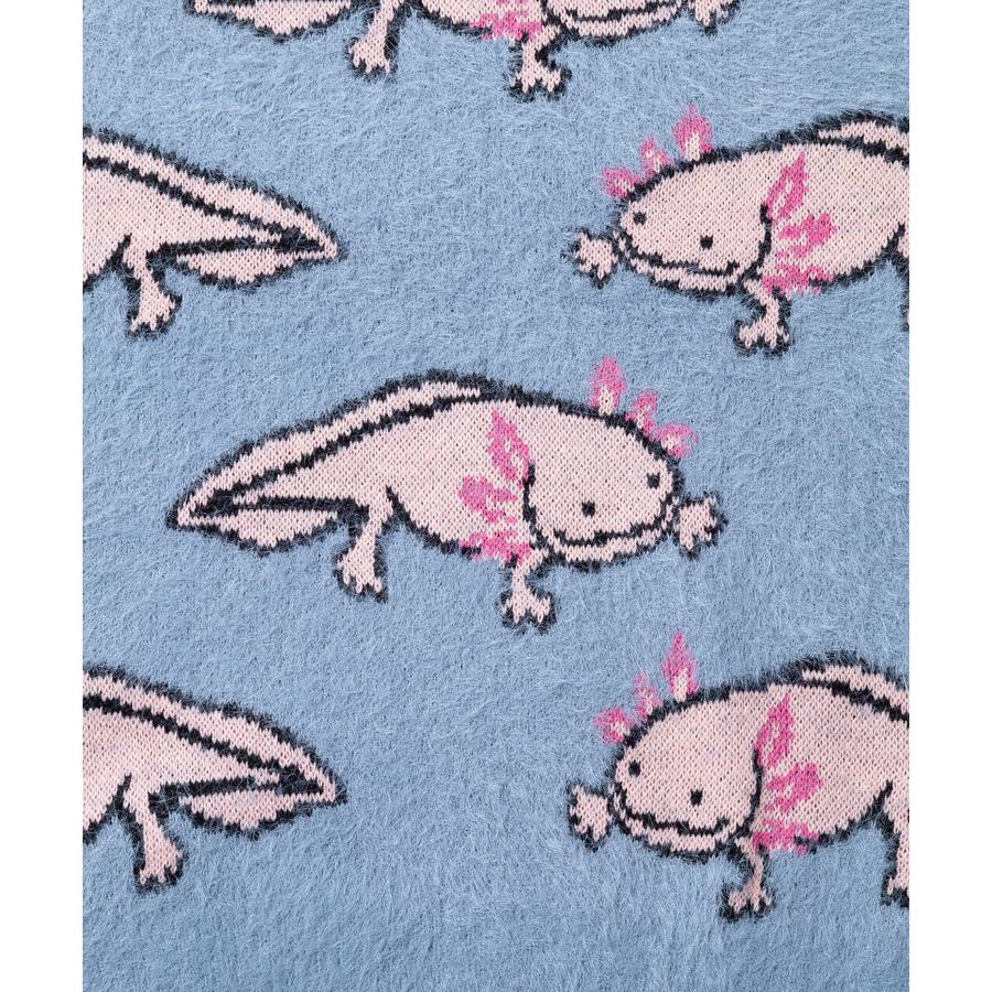 go slow caravan（ゴースローキャラバン） ウーパールーパー柄 総柄