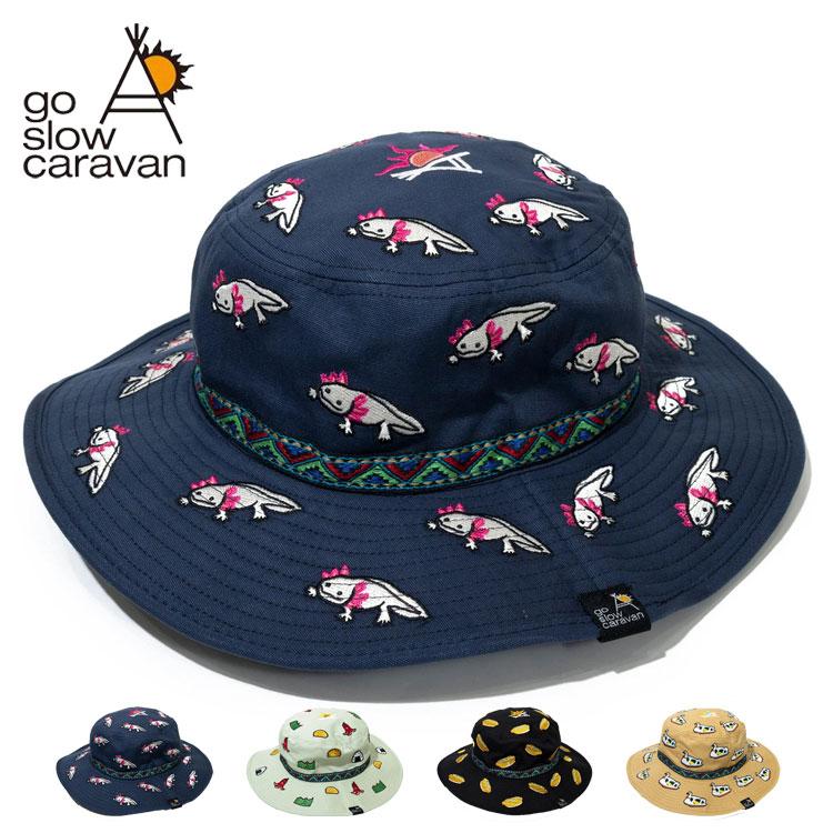 go slow caravan/(U)ふわふわマウンテンハット go slow caravan（ゴースローキャラバン） ライトキャンバス