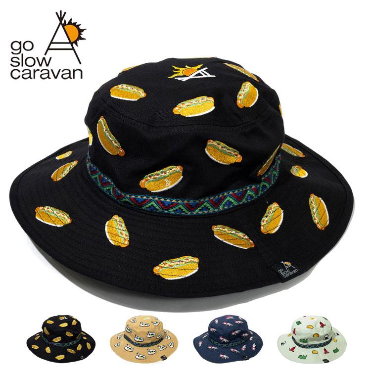 go slow caravan/(U)ふわふわマウンテンハット go slow caravan（ゴースローキャラバン） ライトキャンバス