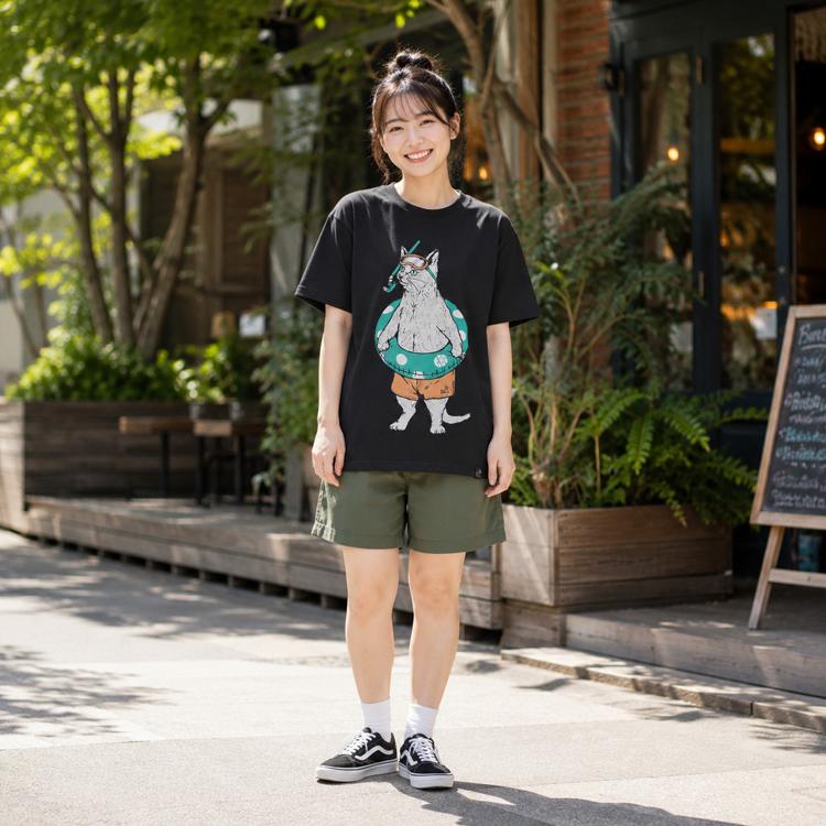 go slow caravan（ゴースローキャラバン） 半袖 Tシャツ Drymix 海猫