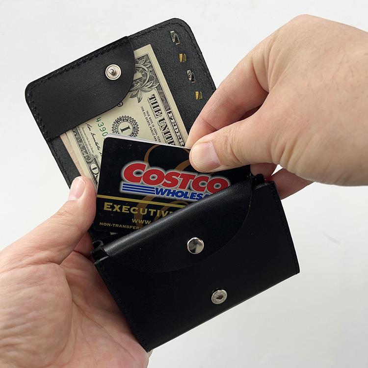 USAスタッズ 日本製 栃木レザー 財布 2つ折り財布 ウォレット