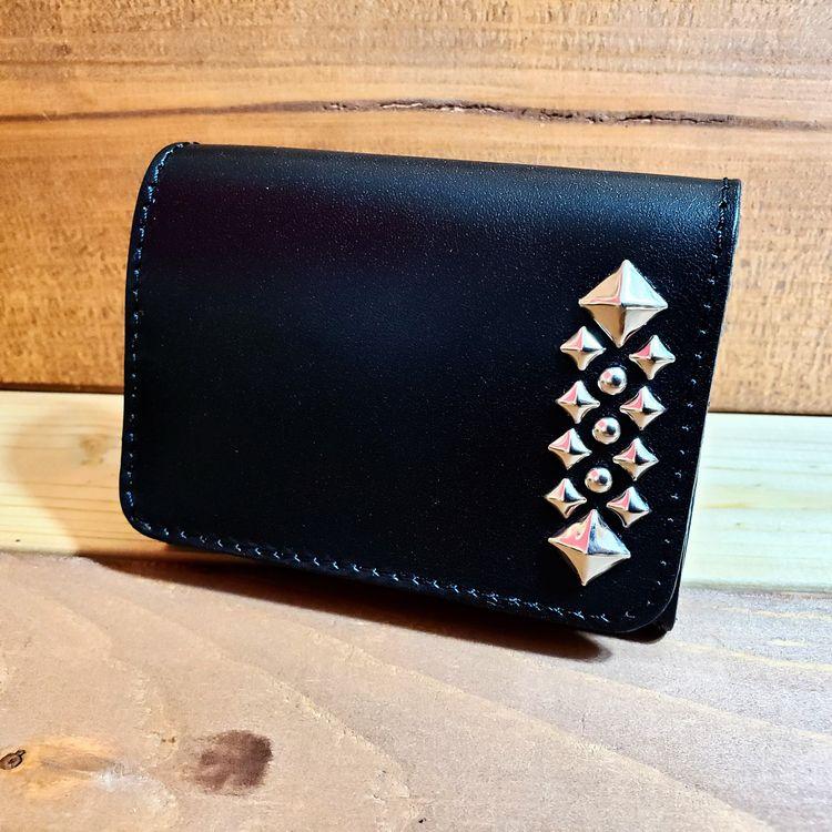 USAスタッズ 日本製 栃木レザー 財布 2つ折り財布 ウォレット USAスタッズ 日本製 栃木レザー 財布 2つ折り財布 ウォレット