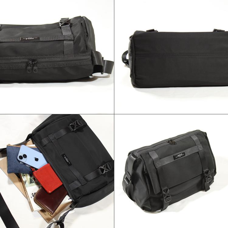 KANGOL（カンゴール） 5ポケット ショルダーバッグ BLACK SERIES 撥水