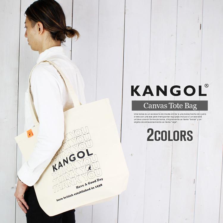 キャンバス トートバッグ 帆布 Kangol ビッグ ラージ サイズ メンズ レディース エコバッグ ショッピング 通勤 通学 高校生 大学生 新生活 誕生日 プレゼント n2 Studio R 通販 Yahoo ショッピング