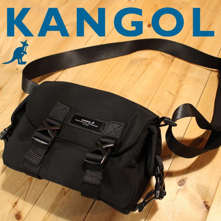 KANGOL（カンゴール） ショルダーバッグ Sサイズ ブラックシリーズ