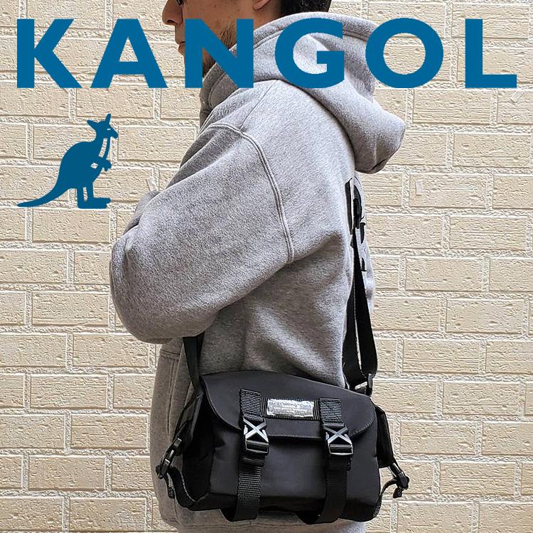 KANGOL（カンゴール） ショルダーバッグ Sサイズ ブラックシリーズ