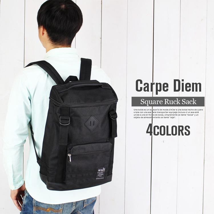 リュックサック 2ライン リュック スクエア デイパック ボックス 旅行 おしゃれ 大学生 高校生 自転車 新生活 誕生日 プレゼント n1 Studio R 通販 Yahoo ショッピング