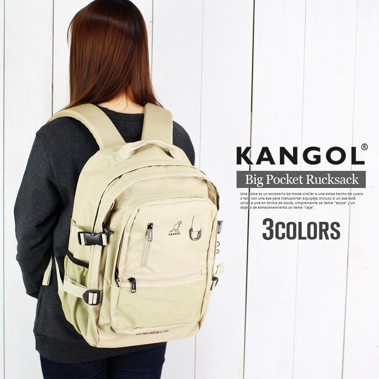 KANGOL（カンゴール） リュックサック ロゴ 刺繍 リュック デイパック