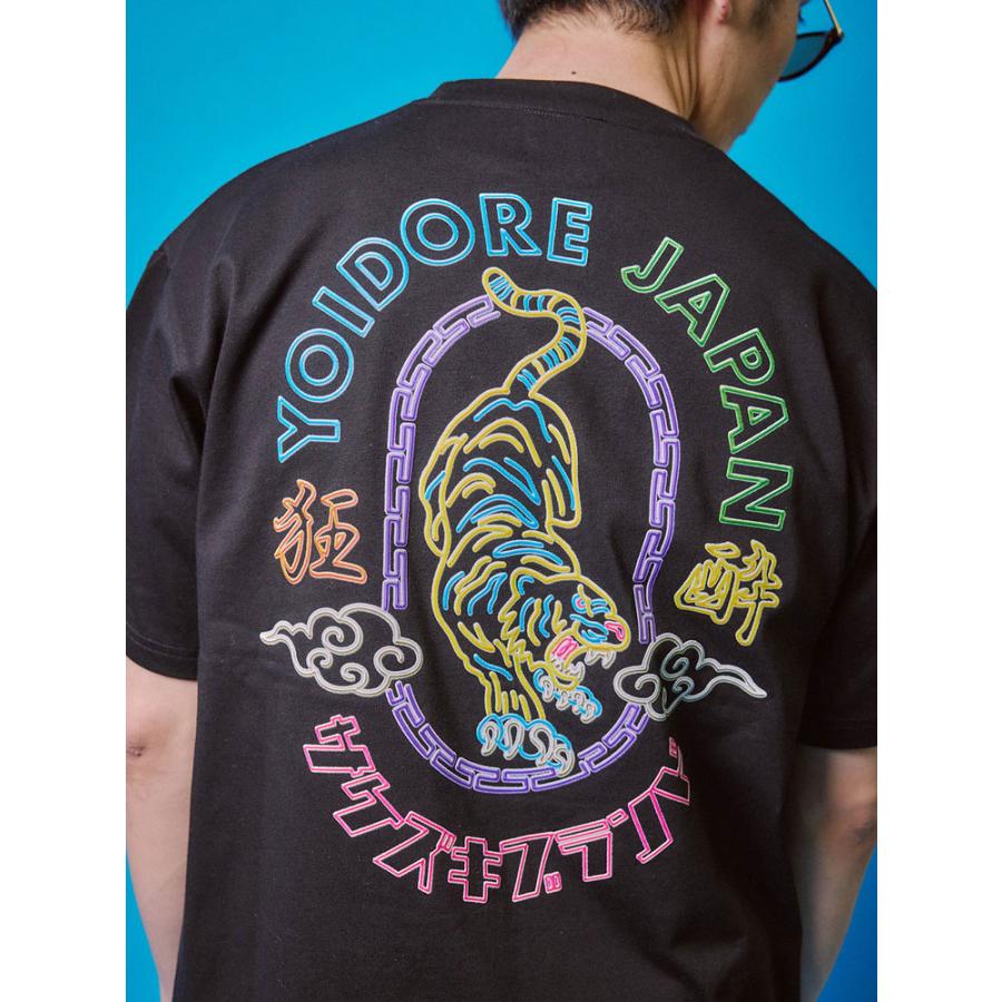 酔虎です！ YOIDORE 酔いどれ 酔虎ネオン 半袖Tシャツ ネオン管シリーズ 酔虎