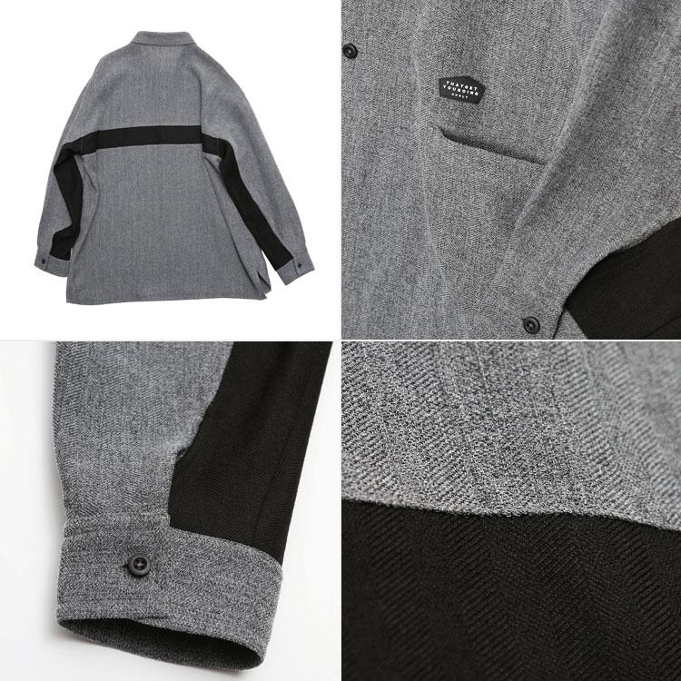 quolt（クオルト） 切り替え 長袖 シャツ 【TW-DUKE SHIRTS】 ユニ