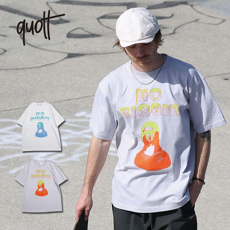 quolt（クオルト） 半袖Tシャツ DRIP プリント 半袖 Tシャツ クルー