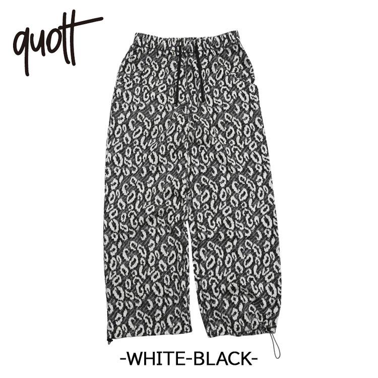 QUOLT レオパード柄 ニットパンツ 起毛状 ローゲージ 起毛ニット パンツ ドローコード ゆったり ユニセックス ボトムス 通学 旅行 デイリー 秋 冬 プレゼント_8