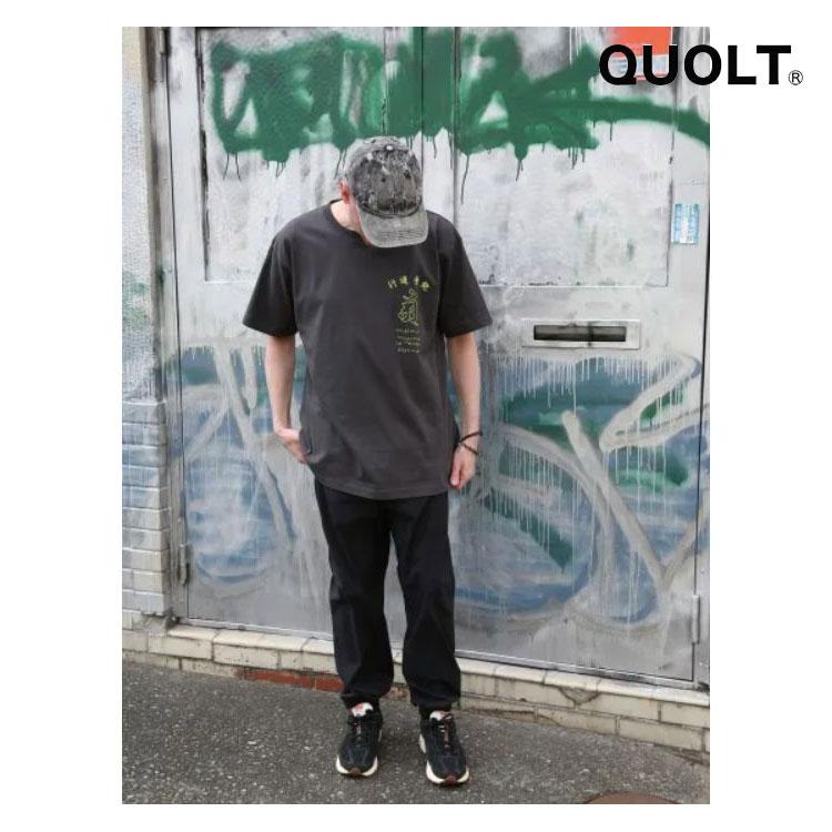 quolt（クオルト） 半袖 Tシャツ SANSKRIT プリント Tee 半袖Tシャツ ユニセックス 通勤 通学 旅行 アウトドア キャンプ ...