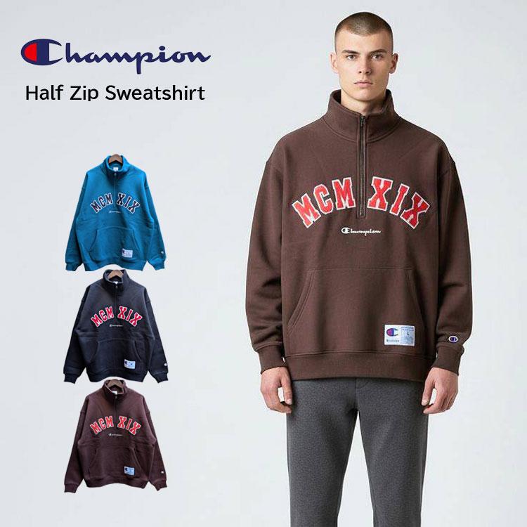 ACTION STYLE ハーフジップ スウェットシャツ アクションスタイル C