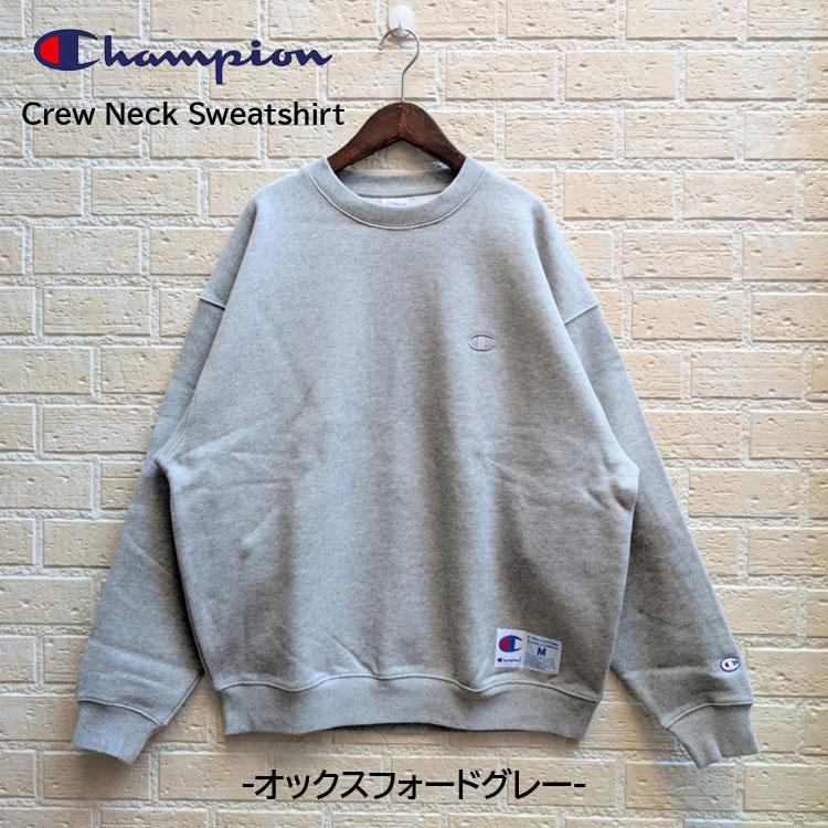 【中古】未使用品 CHAMPION 2024AW クルーネック スウェット シャツ トレーナー L オックスフォードグレー メンズ ACTION STYLE 【特別価格】 Champion クルーネック スウェットシャツ
