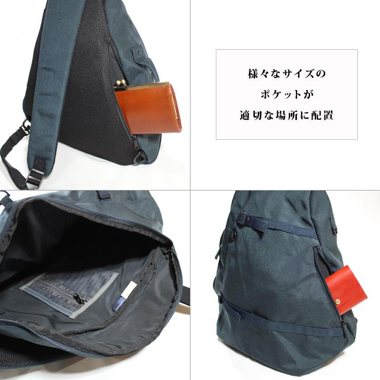 fulcro 三角シェイプ クロス ボディバッグ City delight M 斜めがけ