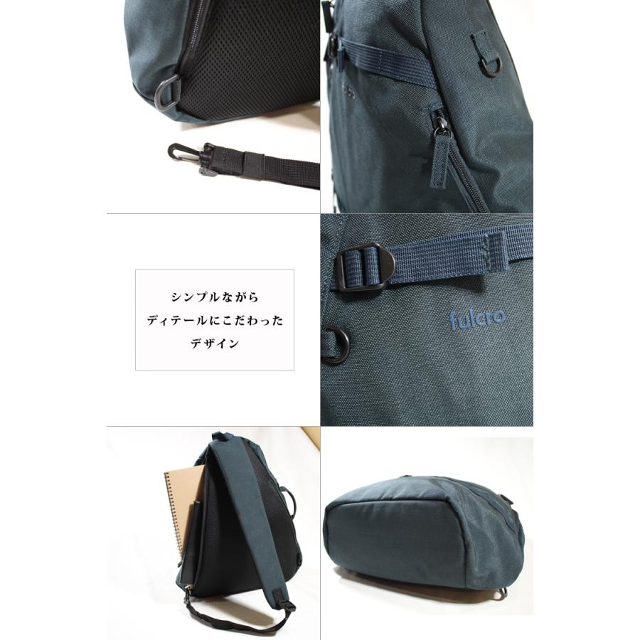 fulcro 三角シェイプ クロス ボディバッグ City delight M 斜めがけ