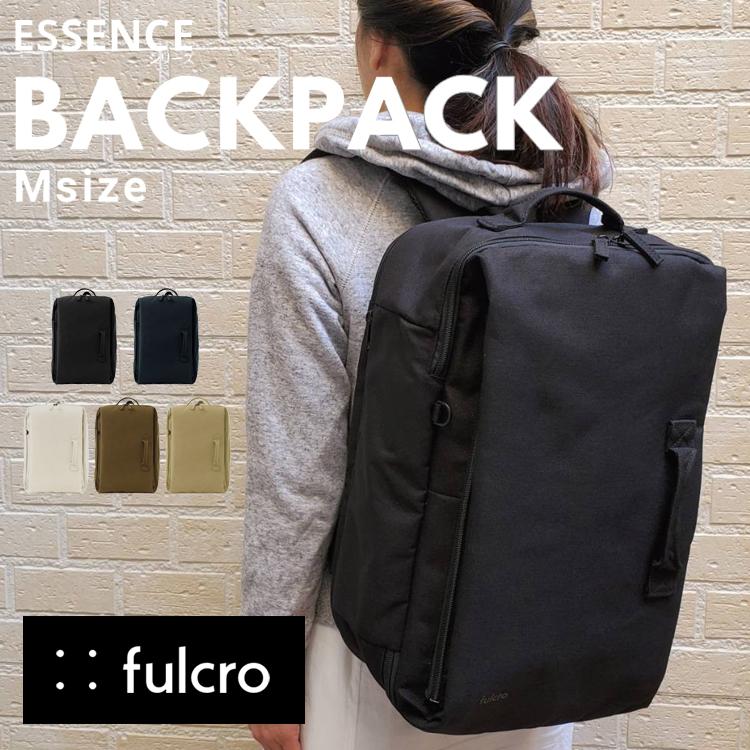 fulcro 大容量 フルオープン ビジネスリュック 横開き スクエア