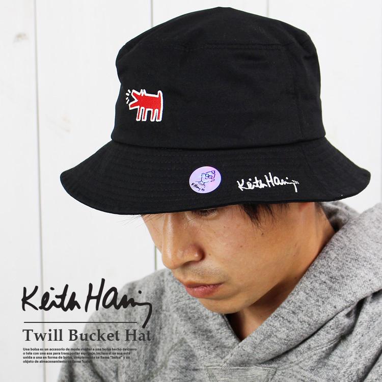 Keith Haring キースヘリングコットンロゴバケットハット 乱掘堂 Catch A Wave By S T2