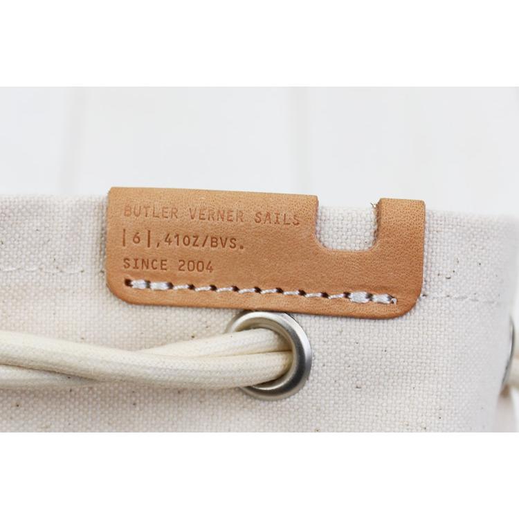 新品Butler Verner Sails 栃木レザー×キャンパス 巾 k*s様 新品Butler Verner Sails 栃木レザー×キャンパス 巾