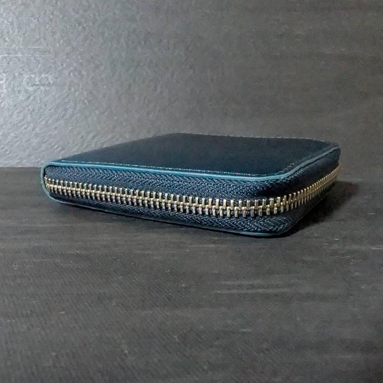 正規品 日本製 新喜皮革 コードバン レザー ラウンドジップ ウォレット
