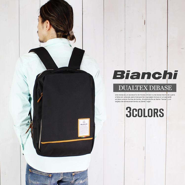 ビアンキ リュック ビジネスリュック バッグ Bianchi デイパック ビジネス Dualtex 撥水 誕生日 おしゃれ おしゃれ 自転車