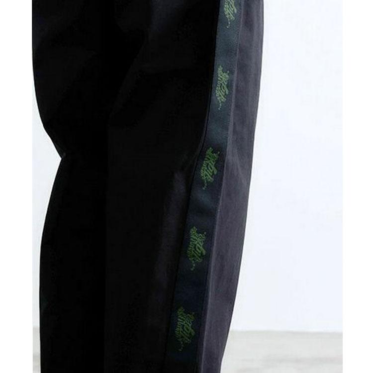 タイガー柄 サイドラインテープ Revo. フルレングス イージーパンツ ライン ツイルパンツ オーバーシルエット チノパンツ ワークパンツ th-3928 Revo. フルレングス イージーパンツ タイガー柄 サイドライン ツイル