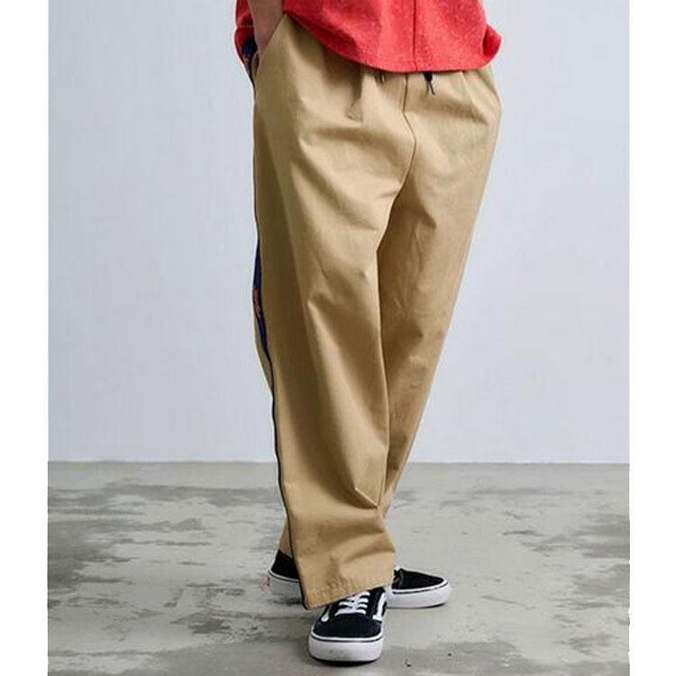 Revo. フルレングス イージーパンツ タイガー柄 サイドライン ツイル