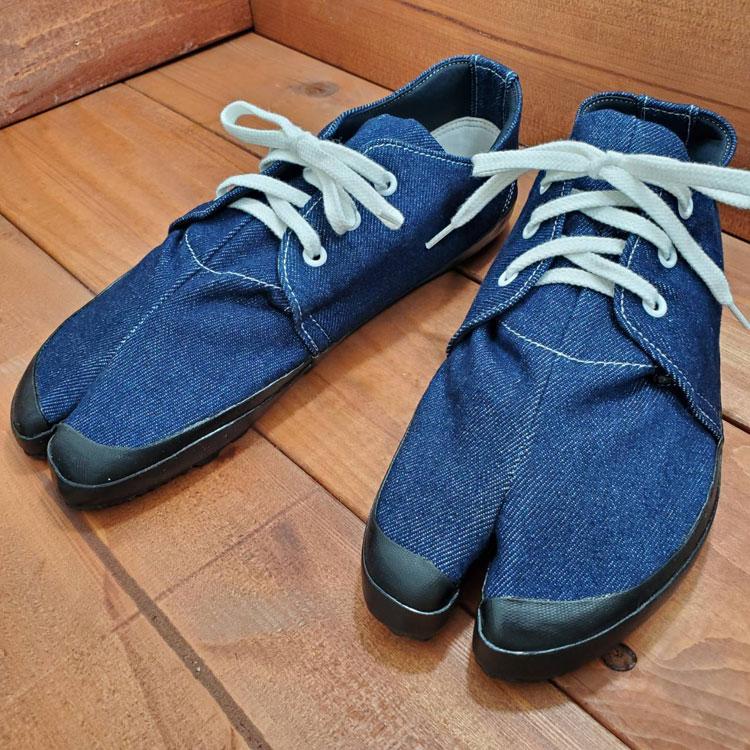 地下足袋 スプリットトゥ デッキ足袋 地下足袋シューズ オールジャパンメイド デッキシューズ 地下 足袋 シューズ ブラック インディゴ アイボリー グレー |  | 15