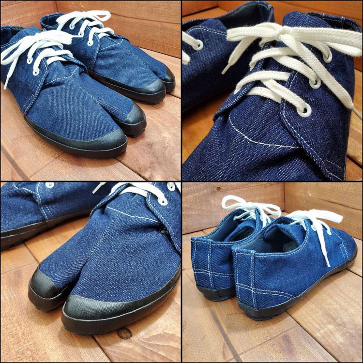 地下足袋 スプリットトゥ デッキ足袋 地下足袋シューズ オールジャパンメイド デッキシューズ 地下 足袋 シューズ ブラック インディゴ アイボリー グレー |  | 16