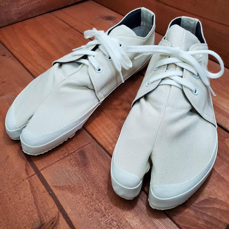 地下足袋 スプリットトゥ デッキ足袋 地下足袋シューズ オールジャパンメイド デッキシューズ 地下 足袋 シューズ ブラック インディゴ アイボリー グレー |  | 19