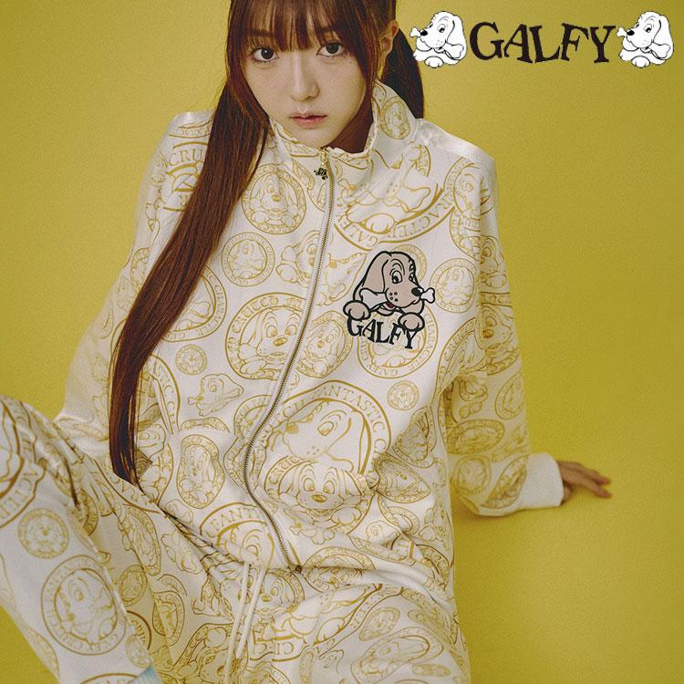 GAxGALFYチンピラ SETUP 上下セットアップ GALFY（ガルフィー） セットアップ 成金チンピラ 総柄 ジャケット