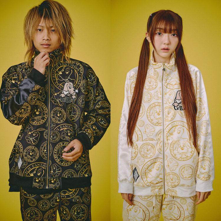 GAxGALFYチンピラ SETUP 上下セットアップ GALFY（ガルフィー） セットアップ 成金チンピラ 総柄 ジャケット