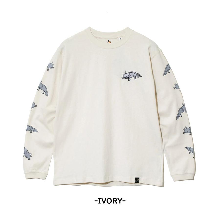 go slow caravan ゴースローキャラバン ウーパールーパー 長袖 Tシャツ 