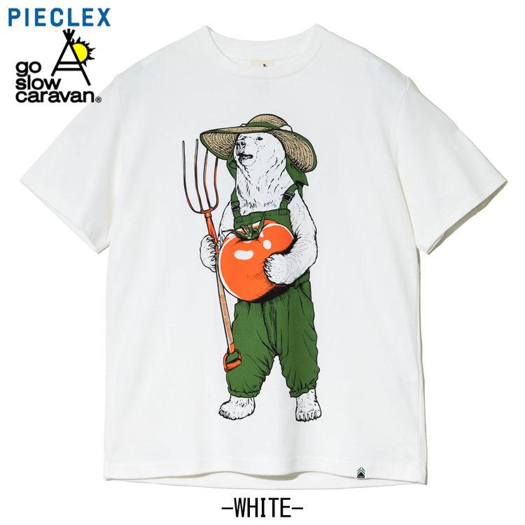go slow caravan（ゴースローキャラバン） 半袖Tシャツ ファーマークマ