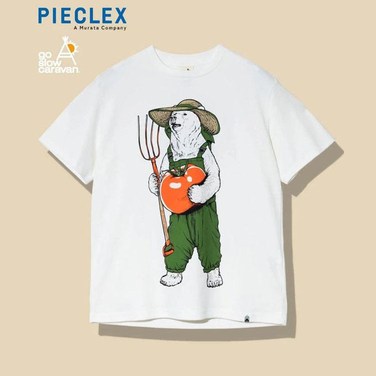 go slow caravan（ゴースローキャラバン） 半袖Tシャツ ファーマークマ