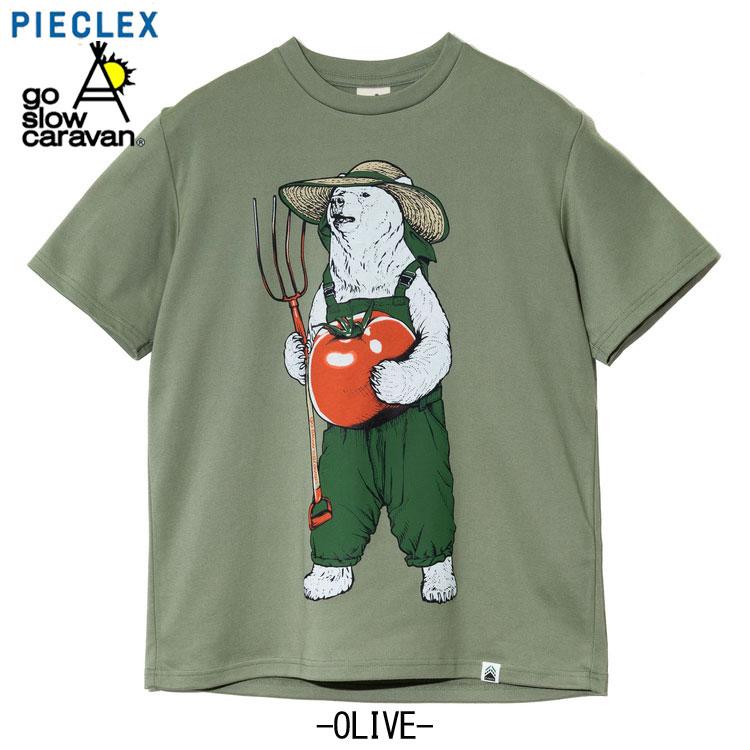 go slow caravan（ゴースローキャラバン） 半袖Tシャツ ファーマークマ